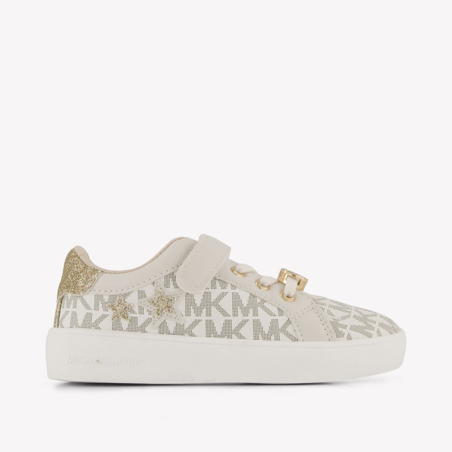 Michael Kors Kinder Meisjes Sneakers In Off White