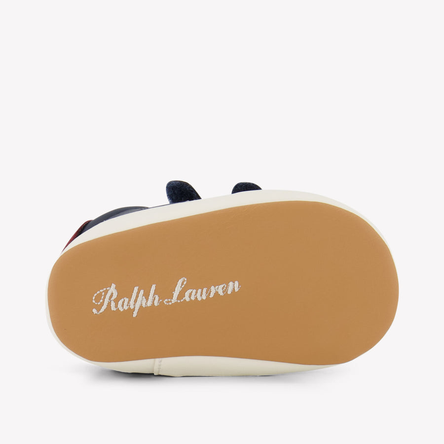 Ralph Lauren Baby Boys Sneakers In Navy