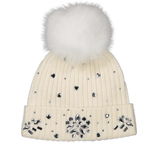 MonnaLisa Kinder Meisjes Muts Off White - Superstellar