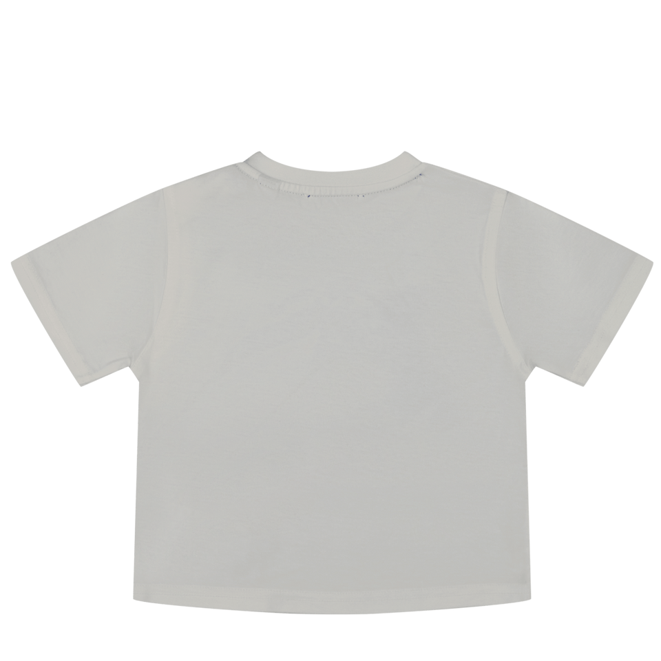 Burberry Baby Jongens T Shirt Off White