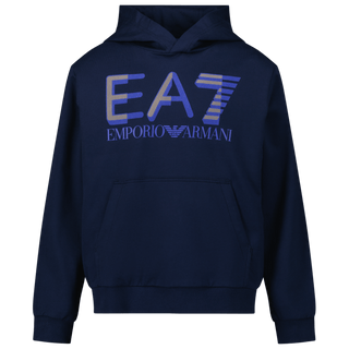 EA7 Kids Boys Sweater Navy