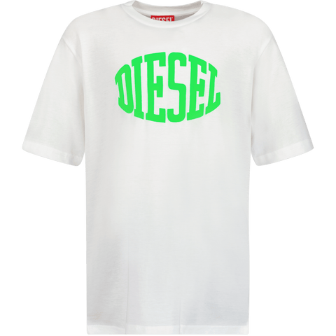 Diesel Kids Boys T-Shirt White