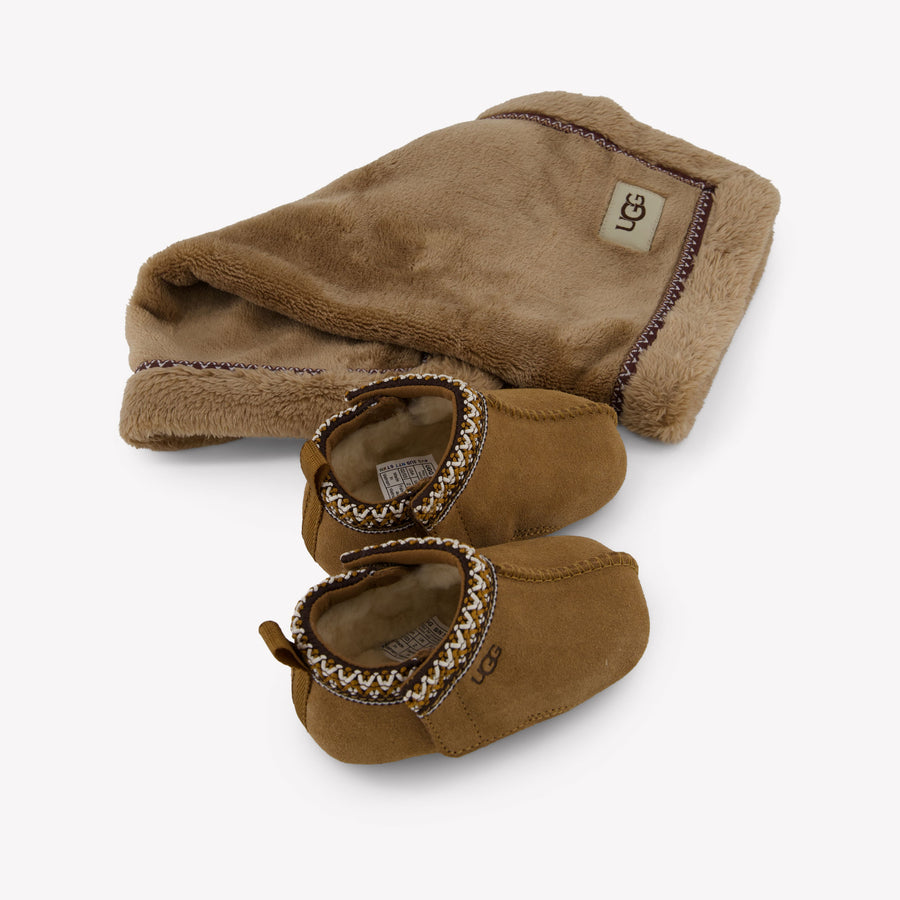 UGG Tasman & Lovey Baby Unisex Schoenen In Camel
