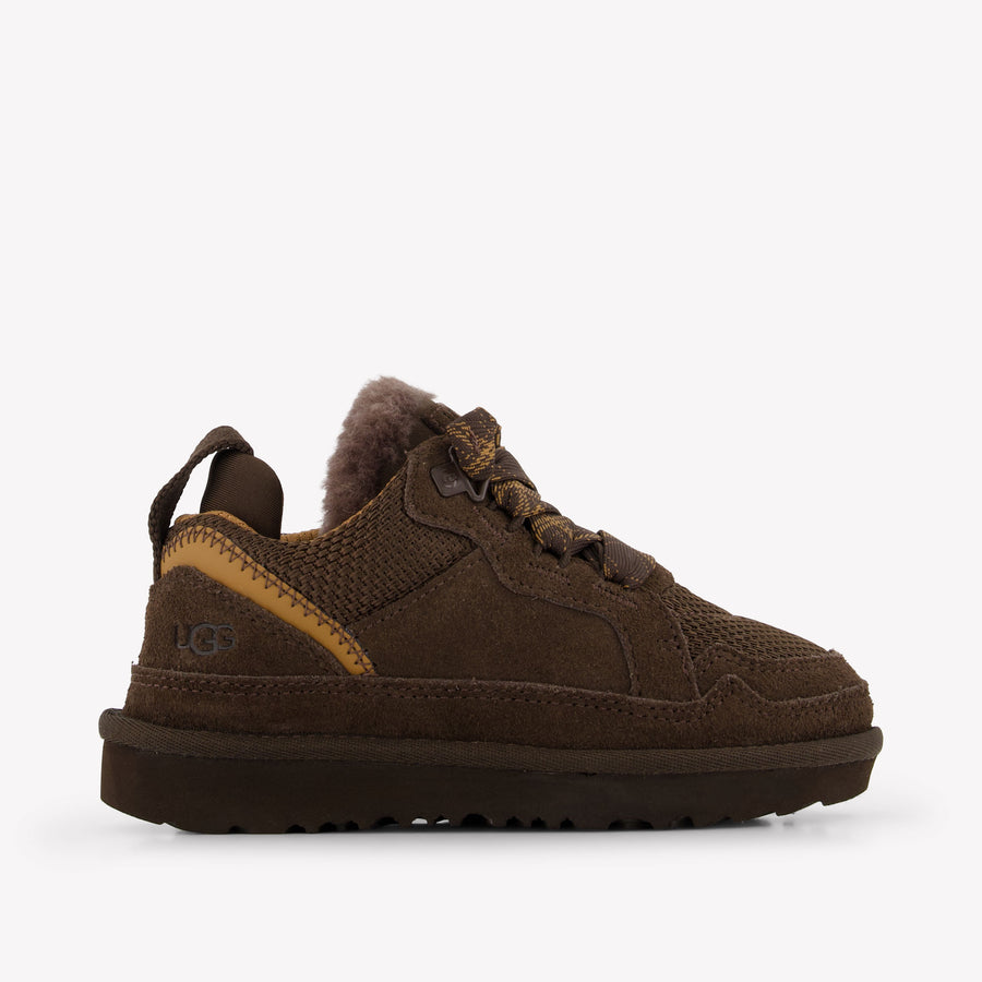 UGG Lowmel Kinder Unisex Sneakers In Donker Bruin