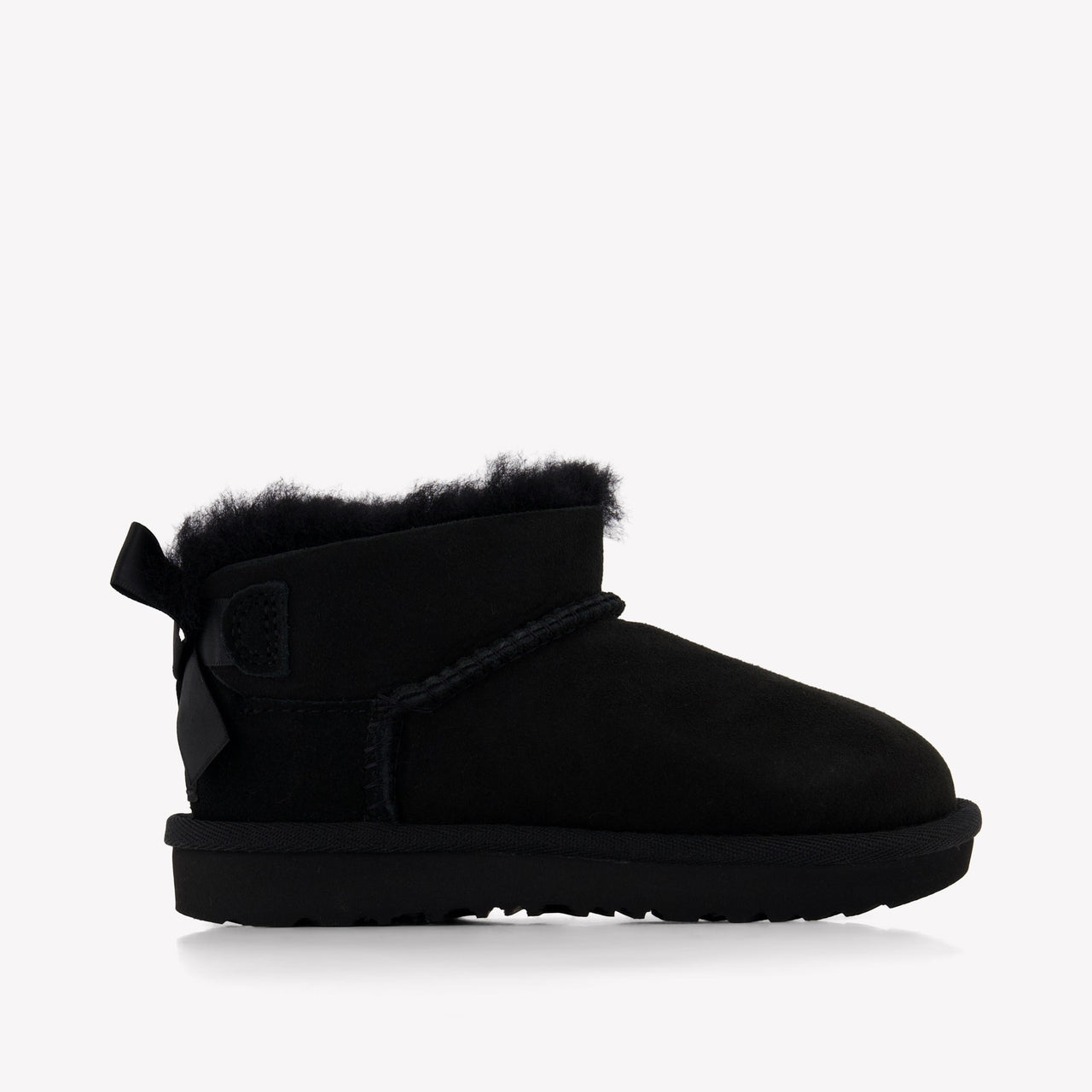UGG Ultra Mini Bailey Bow Kinder Meisjes Laarzen In Zwart