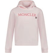 モンクラーの子供の女の子のセーターライトピンク
