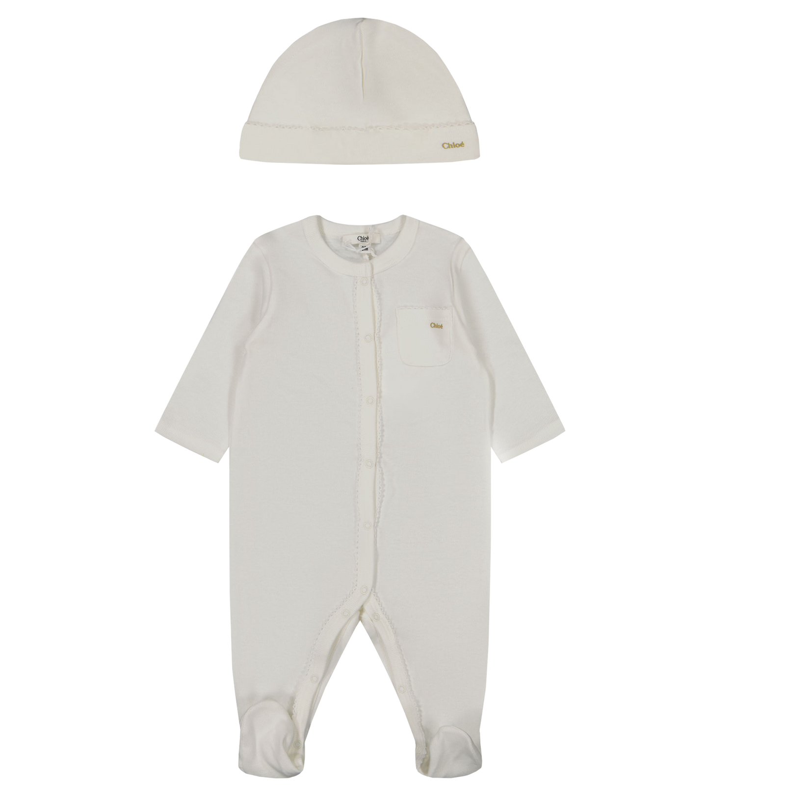 Chloe Baby Girls boxing suit in White