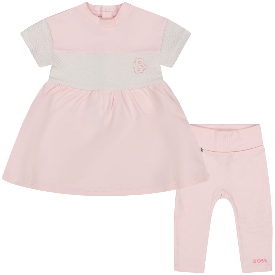 Boss Baby Meisjes Setje In Licht Roze