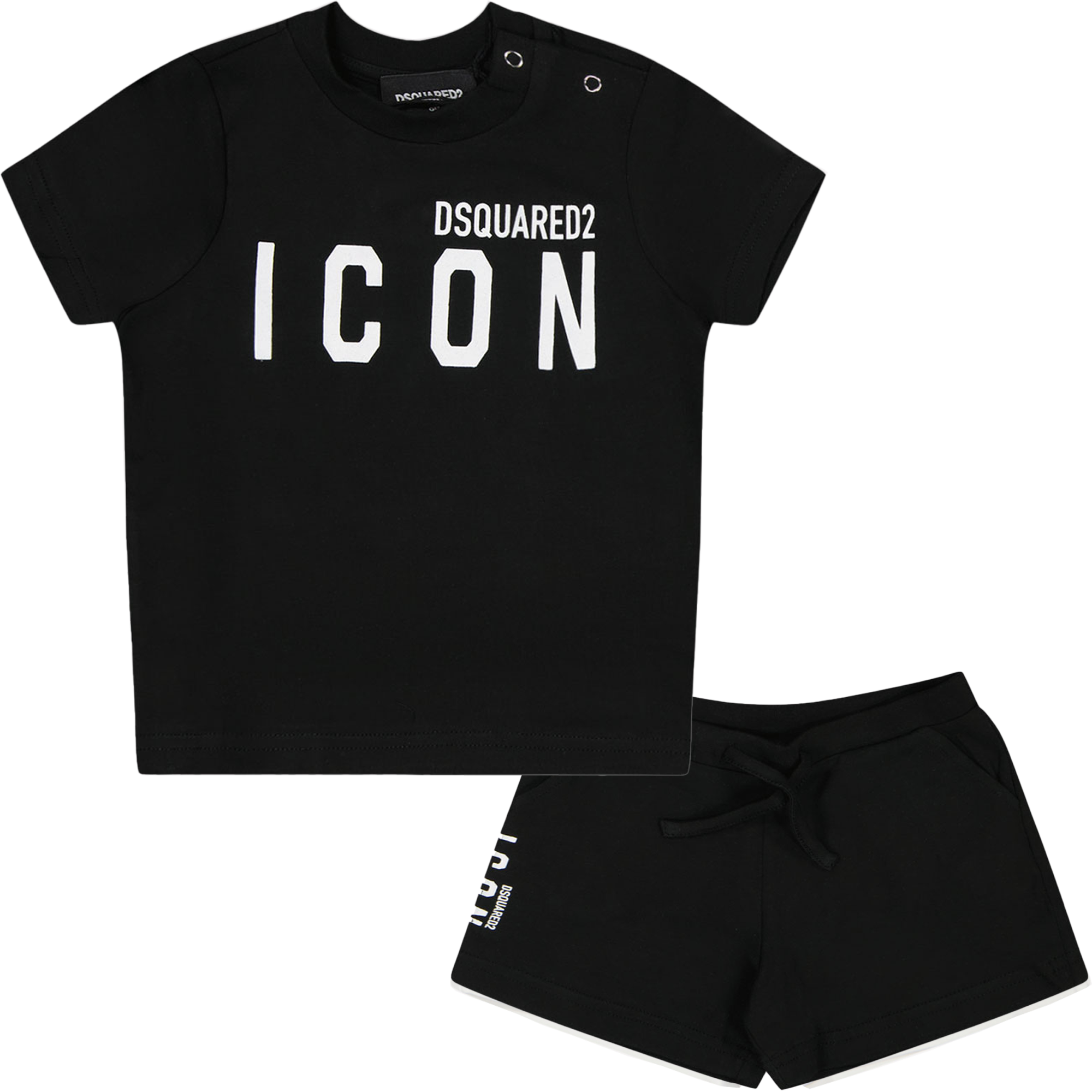 Dsquared2 Baby Unisex Setje In Zwart