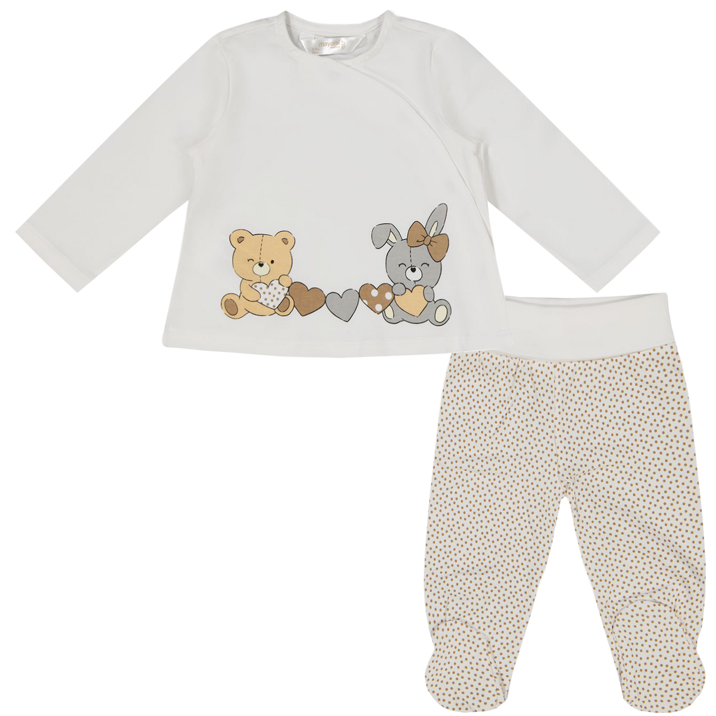 Mayoral Baby Unisex Boxpakje In Licht Beige