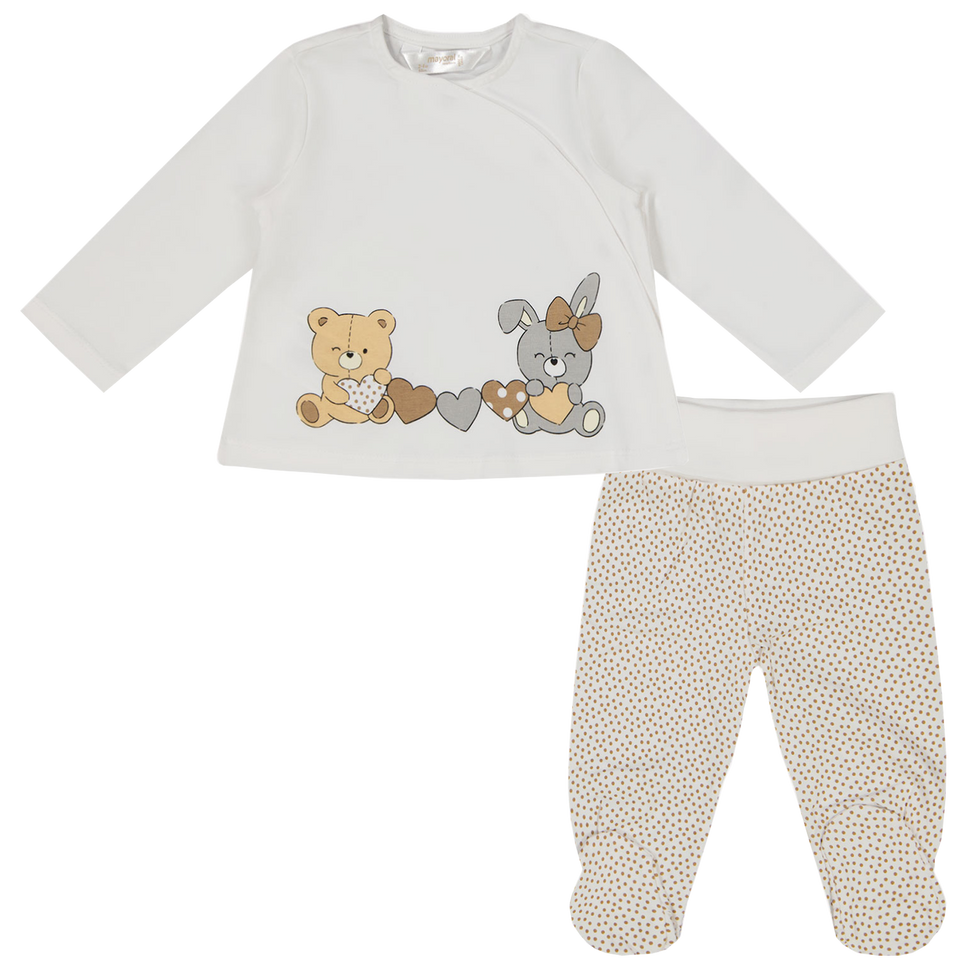 Mayoral Baby Unisex Boxpakje In Licht Beige