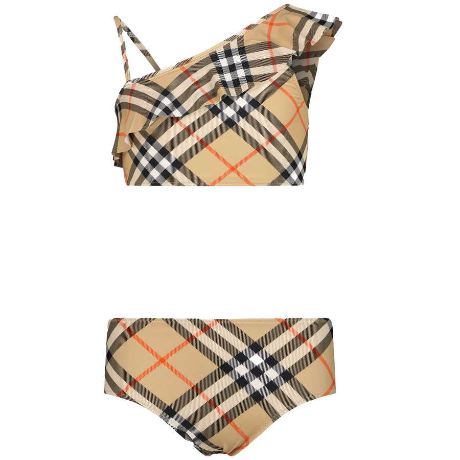 Burberry Kids Girls Swimwear  Beige