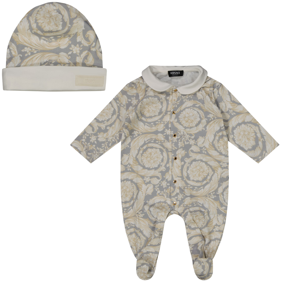 Versace Baby Meisjes Boxpakje In Grijs