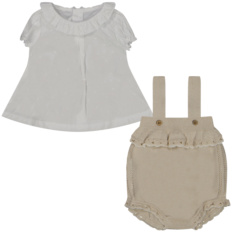 Mayoral Baby Meisjes Setje In Beige