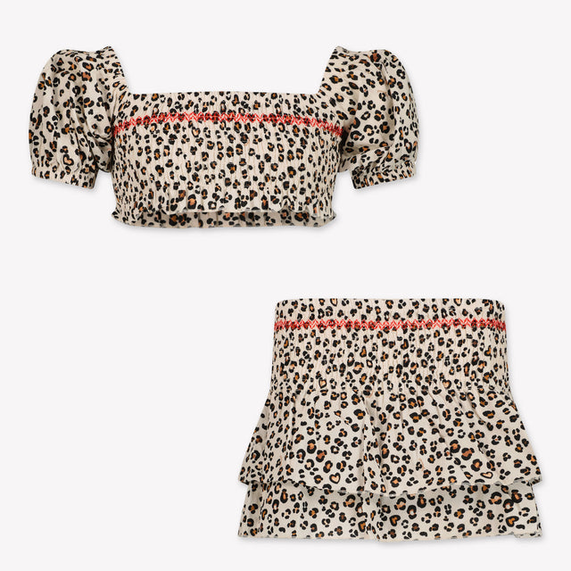 MonnaLisa Kids Girls Swimwear In Panther