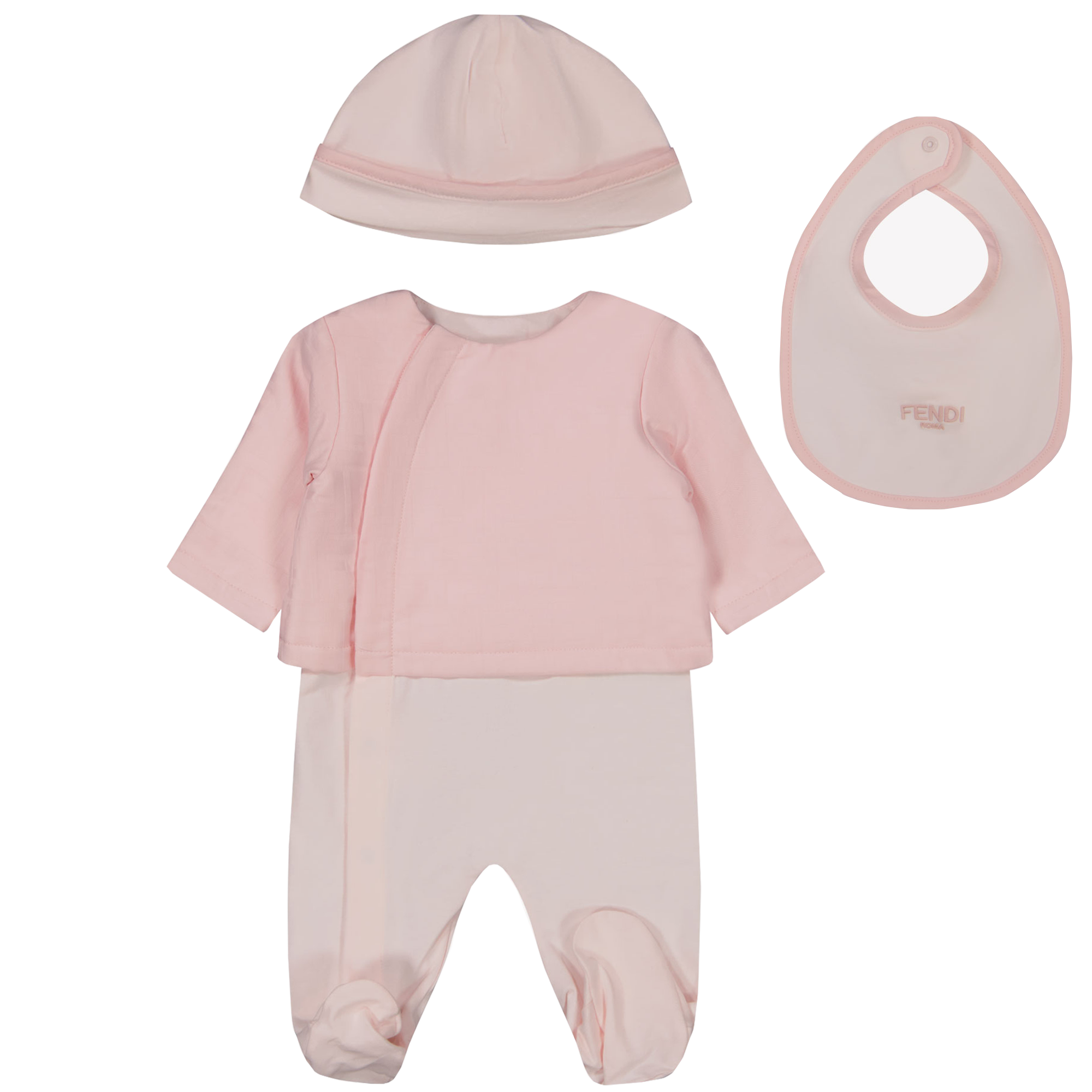 Fendi Baby girls Playsuit In Light Pink
