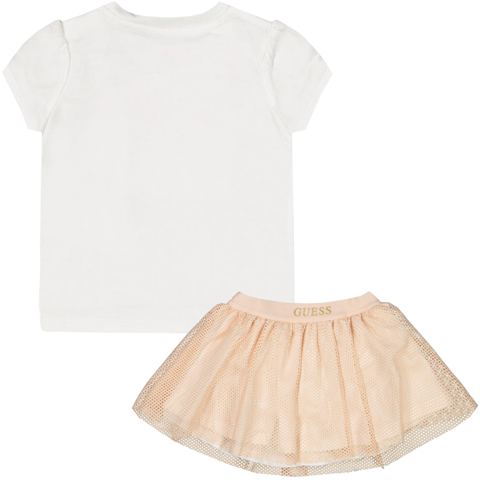 Guess Baby Girls Set in Salmon