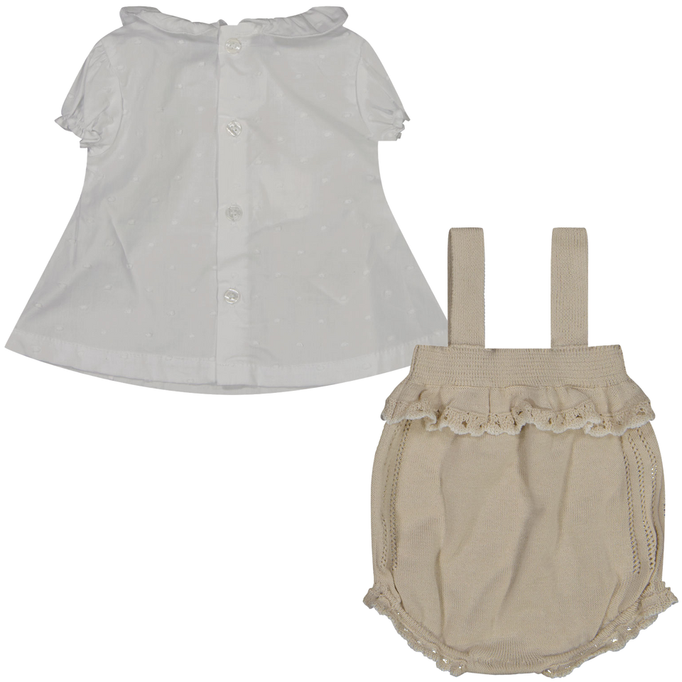 Mayoral Baby Meisjes Setje In Beige