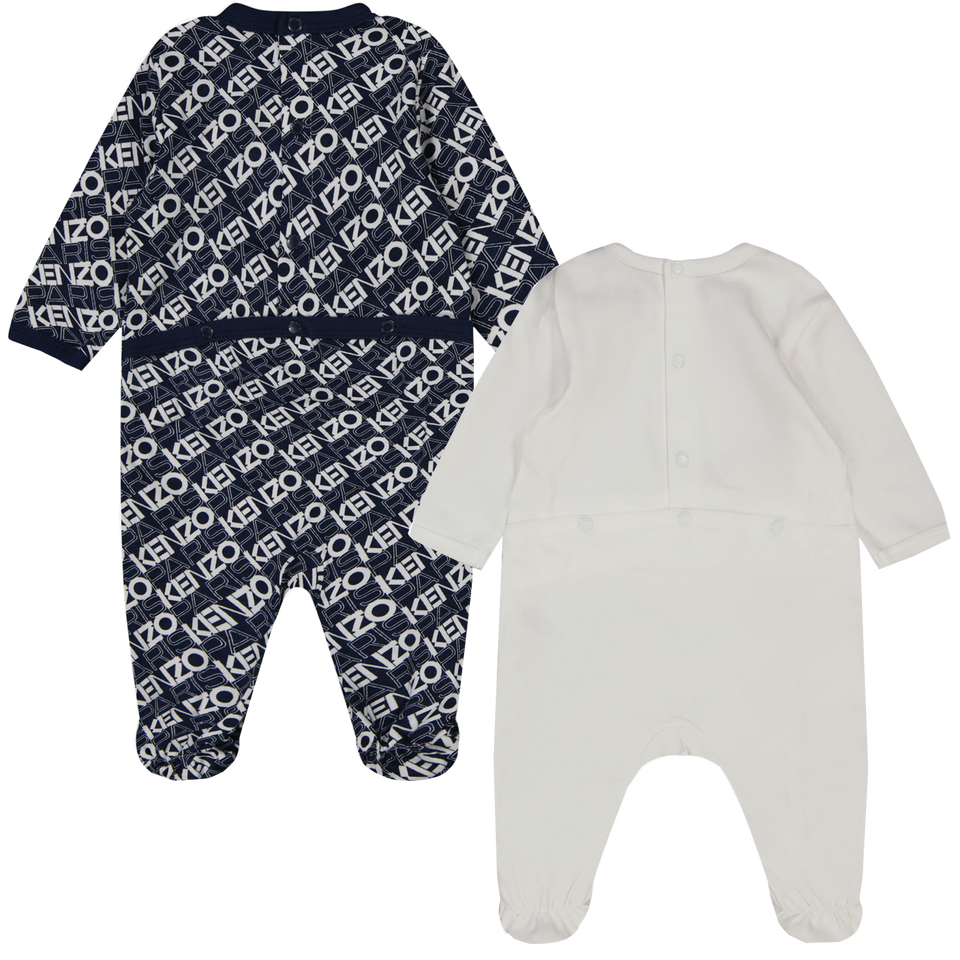 Kenzo kids Baby guys Playsuit In OffWhite