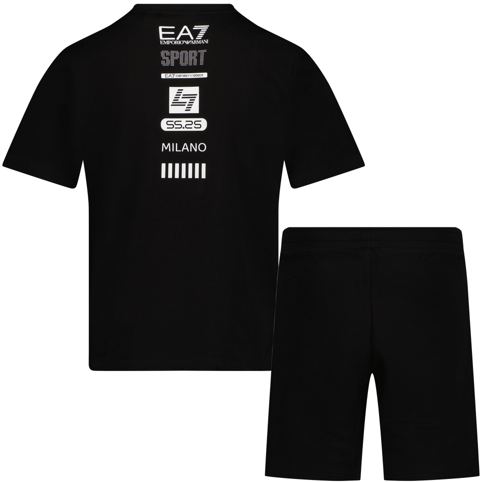 EA7 Kinder Jongens Setje In Zwart