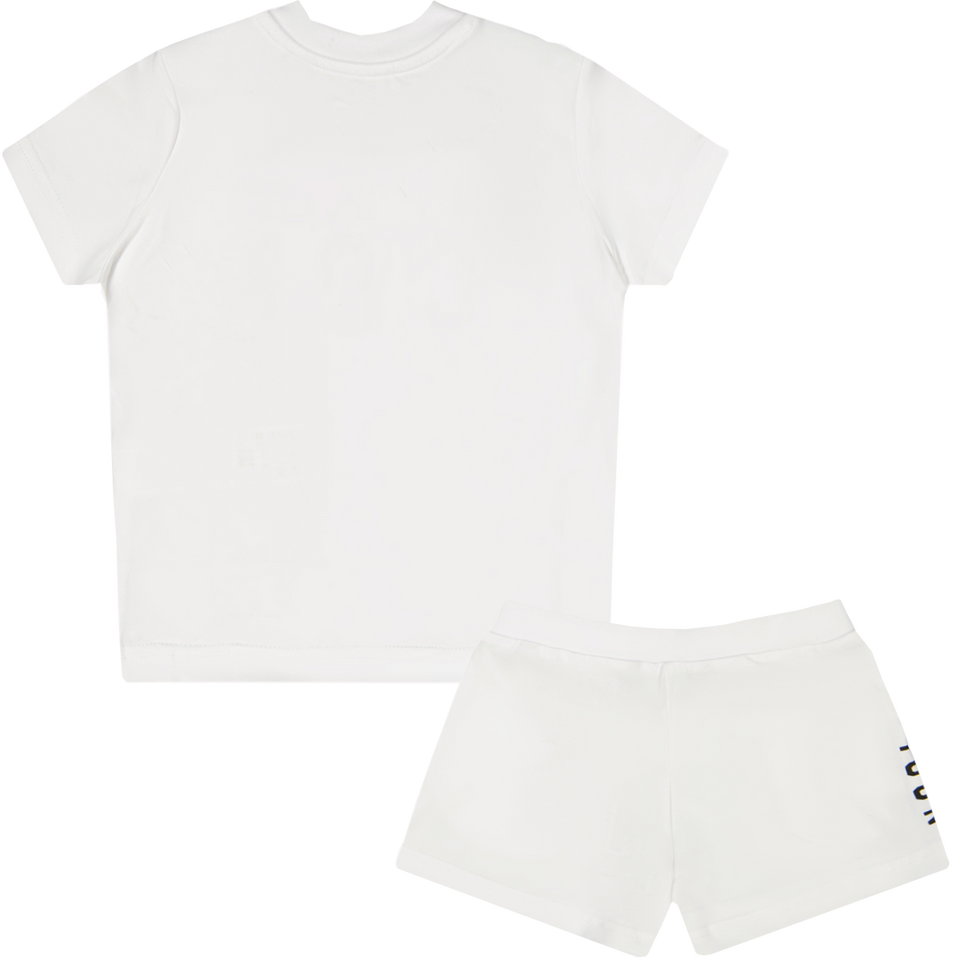 Dsquared2 Baby Unisex Setje In Wit