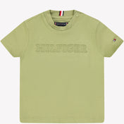 Tommy Hilfiger Bebek Erkekler T-Shirt Zeytin Yeşil