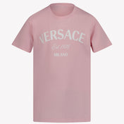 Versace Children's Girls t-shirt açık pembe