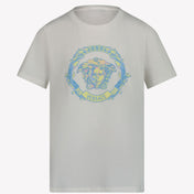 Versace Kinder Unisex T-Shirt Beyaz