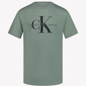 Calvin Klein Unisex T-Shirt Yeşil