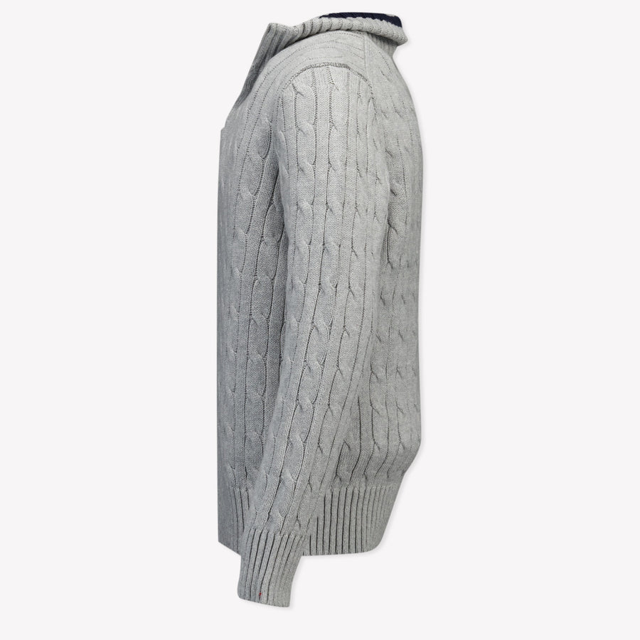 Ralph Lauren Kids Boys Sweater In Gray