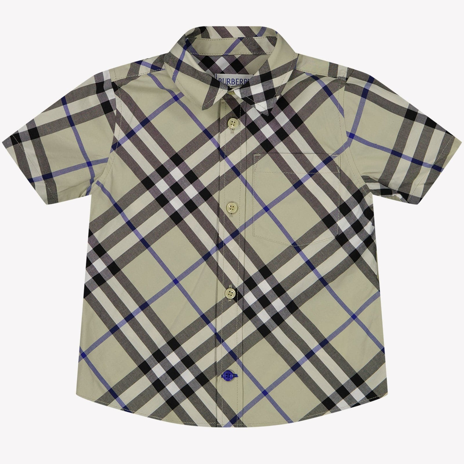 Burberry Baby Jongens Blouse Licht Beige 6 mnd