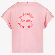 Tommy Hilfiger Kinder Meisjes T-Shirt Roze