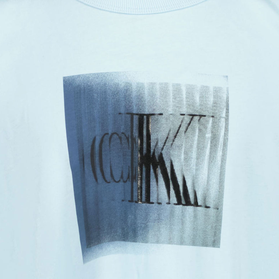 Calvin Klein Kinder Jongens T-Shirt In Turquoise