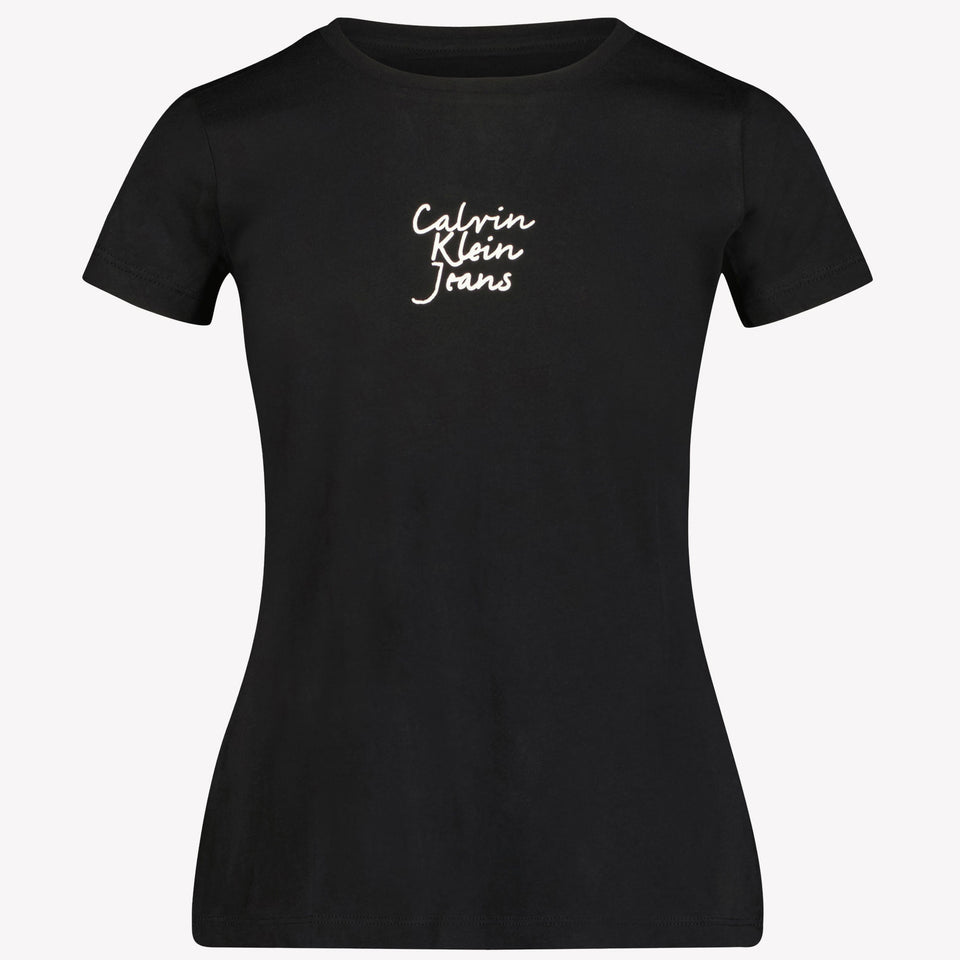 Calvin Klein Kids Girls in T-Shirt Black