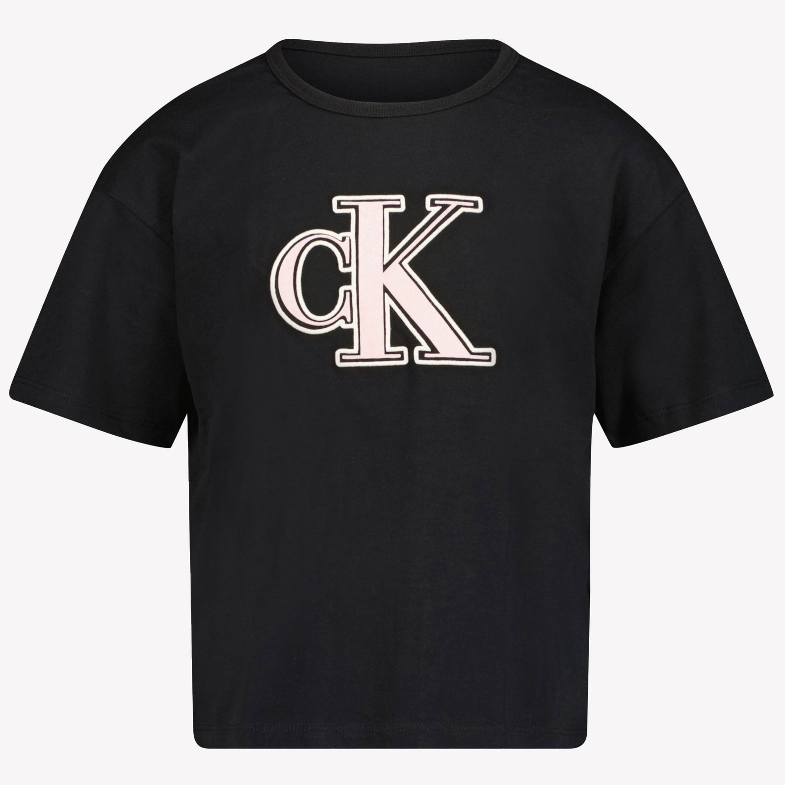 Calvin Klein Girls T-Shirt in Black