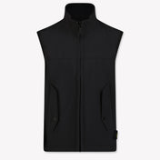 Stone Island Kids Boys Bodywarmer In Black