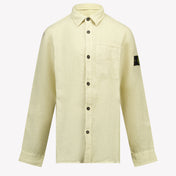 Stone Island Kinder Jongens Blouse In Beige