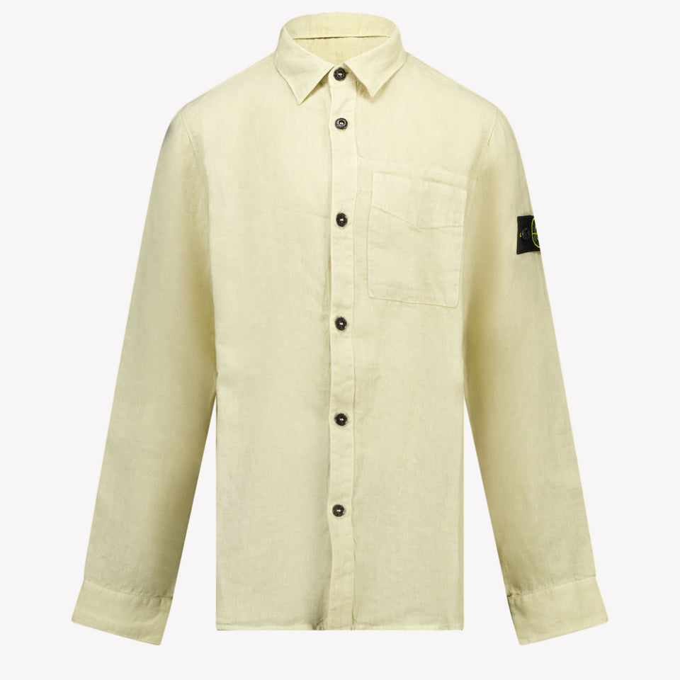 Stone Island Kinder Jongens Blouse In Beige
