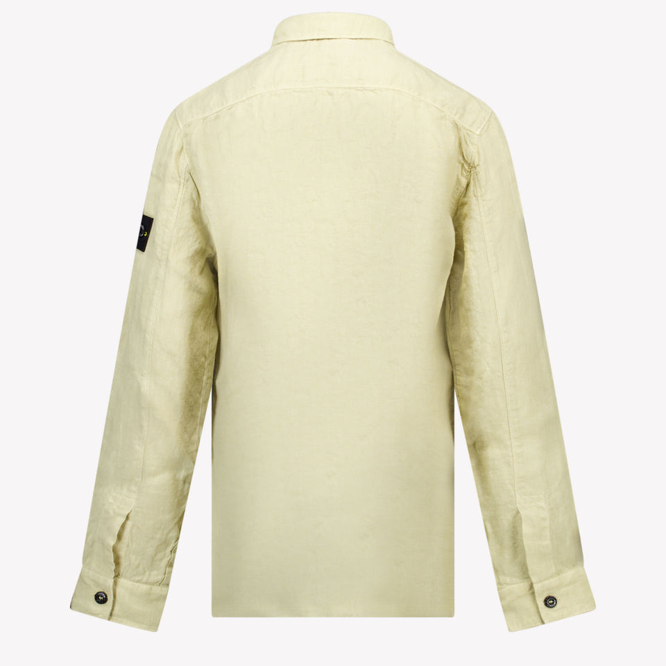 Stone Island Kinder Jongens Blouse In Beige
