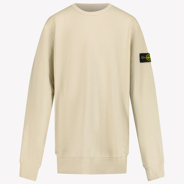 Stone Island Kids Boys Sweater in Sand