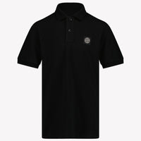 Stone Island Kids Boys Polo  Black