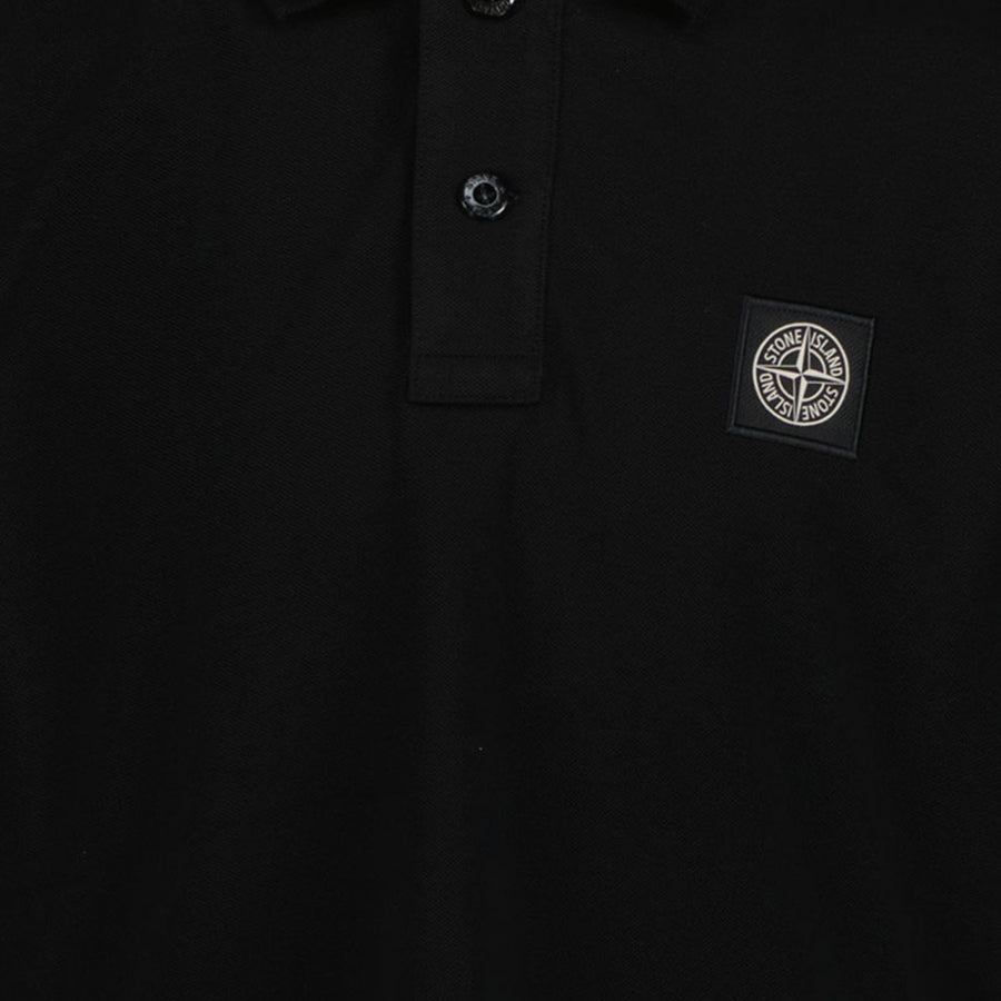 Stone Island Kids Boys Polo  Black