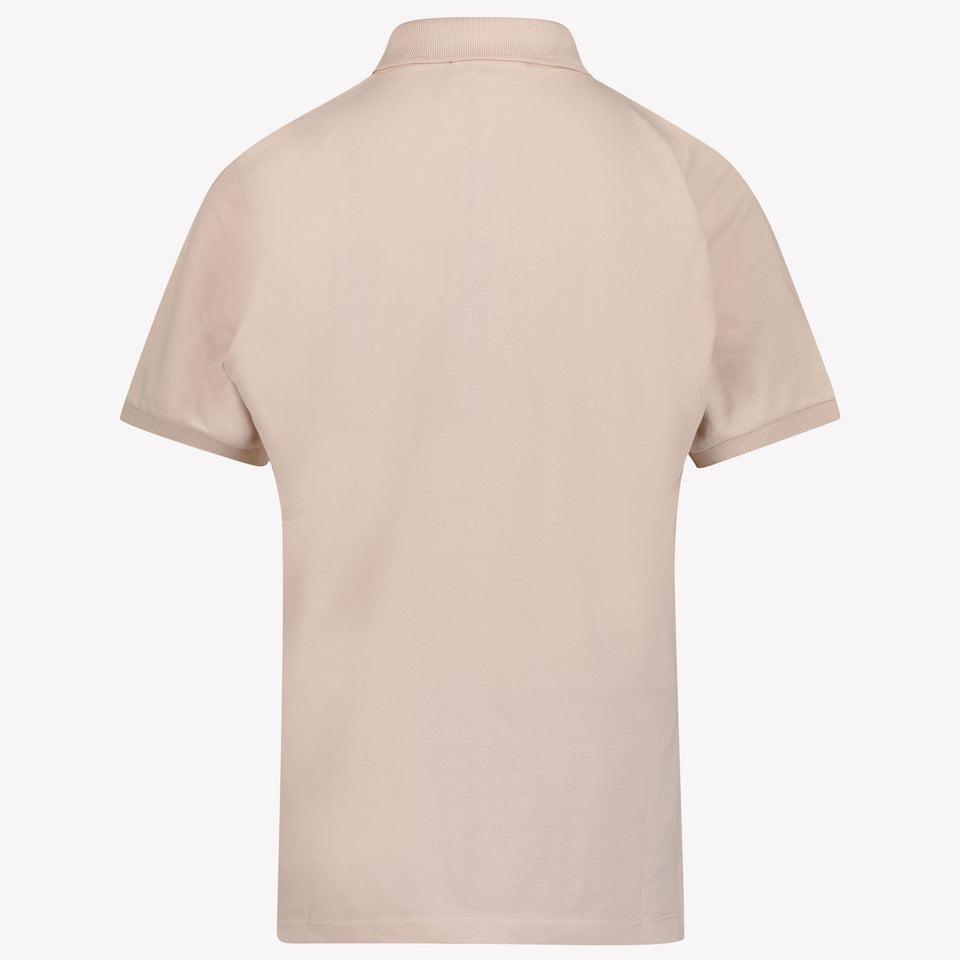 Stone Island Kids Boys Polo in Light Pink