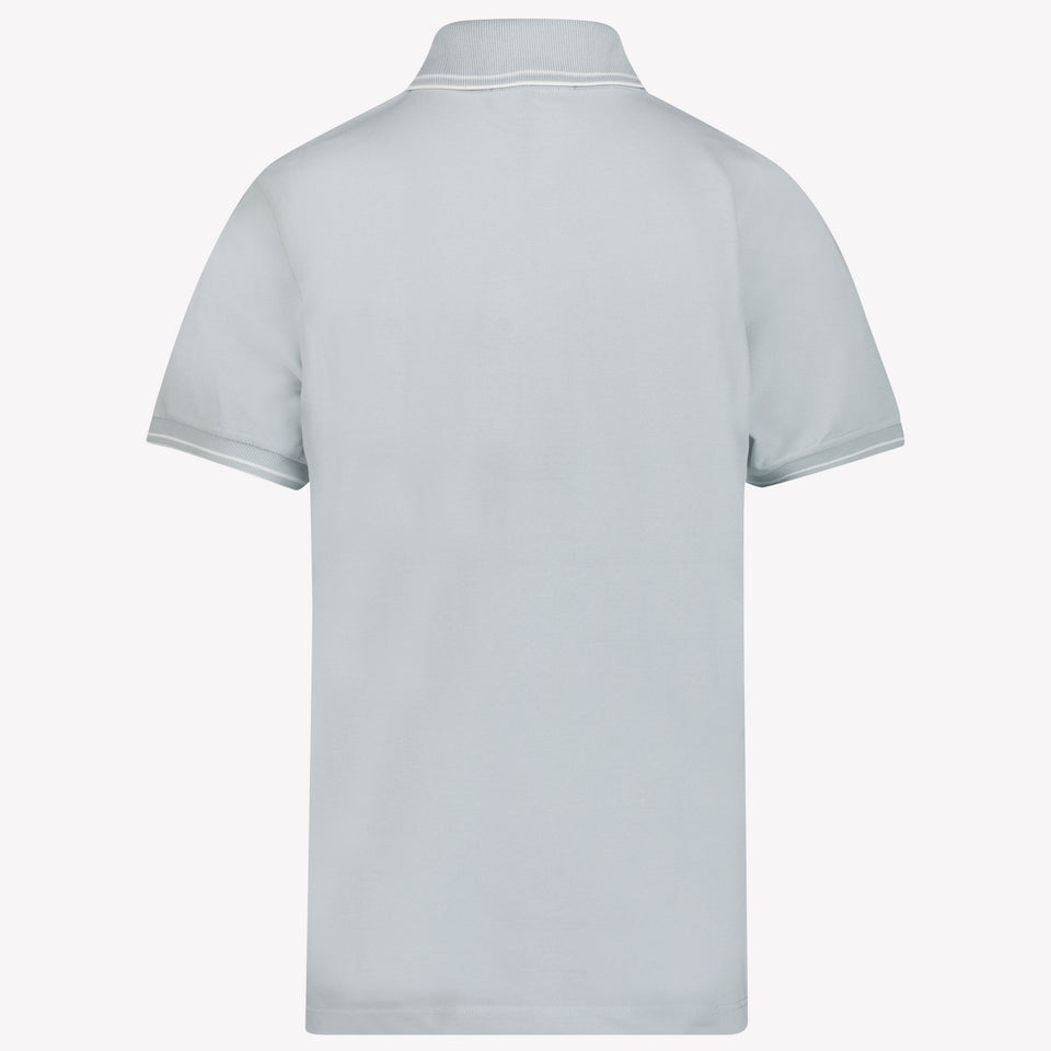 Stone Island Kids Boys Polo in Light Blue