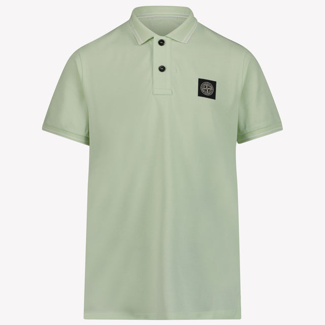 Stone Island Kinder Jongens Polo In Lime