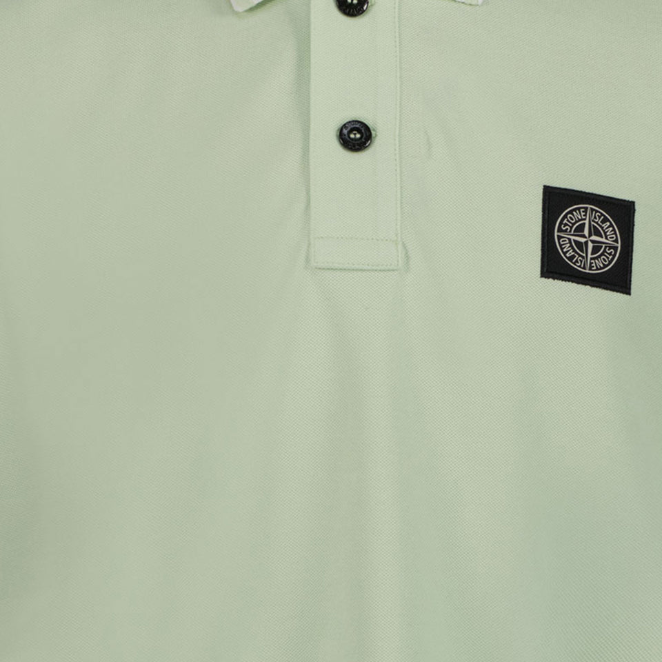 Stone Island Kinder Jongens Polo In Lime