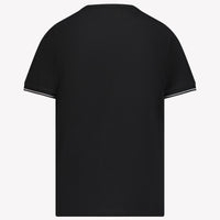 Stone Island Kids Boys  T-Shirt Black
