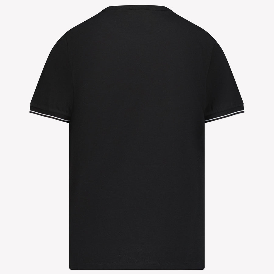 Stone Island Kids Boys  T-Shirt Black