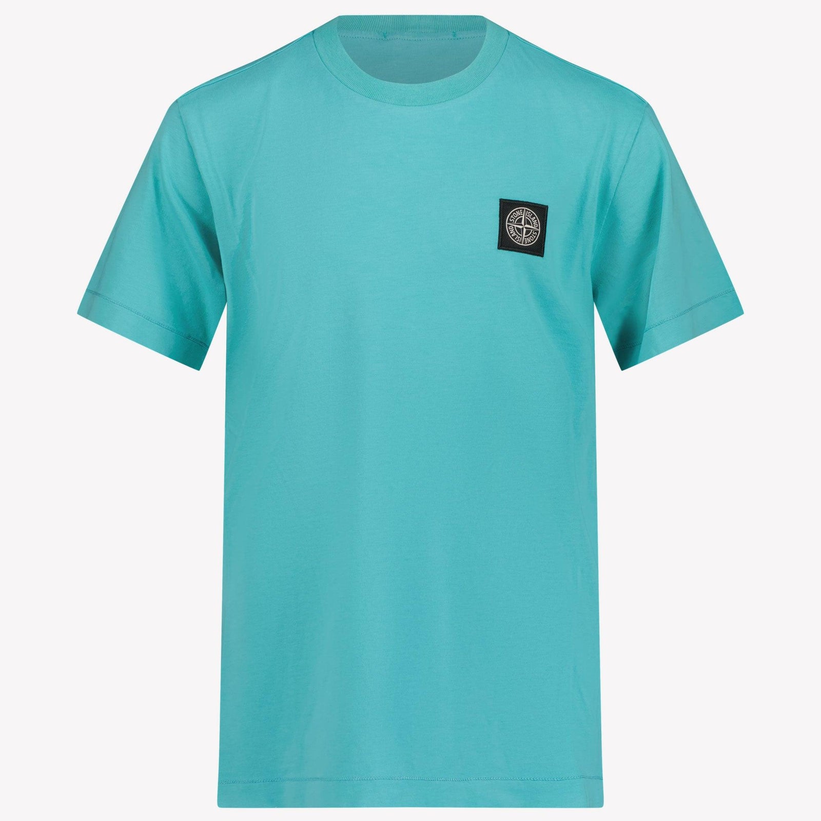 Stone Island Kinder Jongens T-Shirt In Turquoise