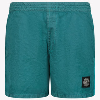 Stone Island Kids Boys Swimwear In turquoise